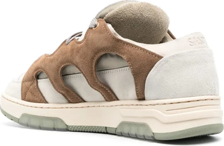Panelled Low-Top Sneakers - Image 3