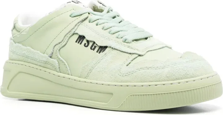 Panelled Low-Top Sneakers - Image 2