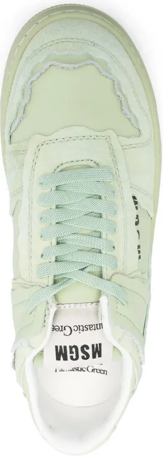 Panelled Low-Top Sneakers - Image 4