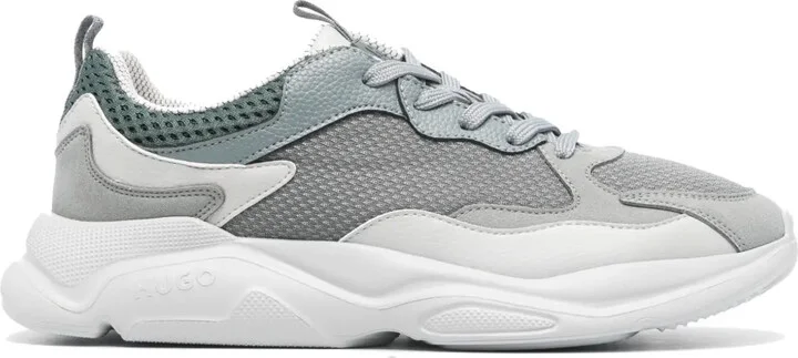 Panelled Low-Top Sneakers