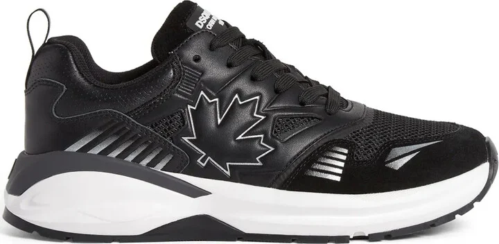 Panelled Low-Top Sneakers