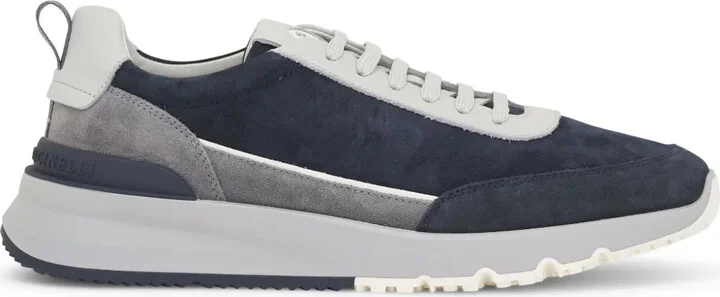 Panelled Low-Top Sneakers