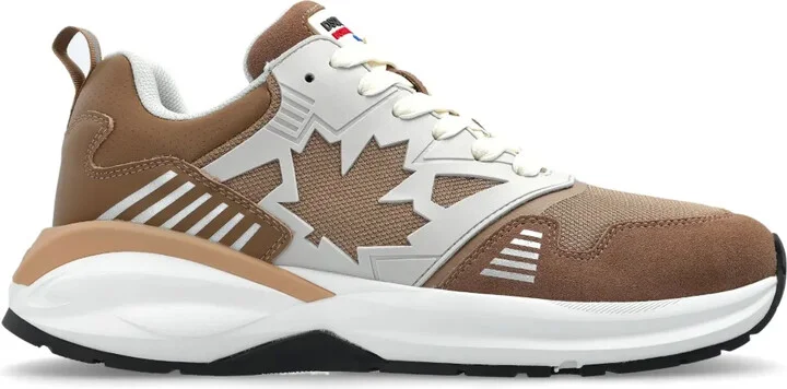 Panelled Low-Top Sneakers