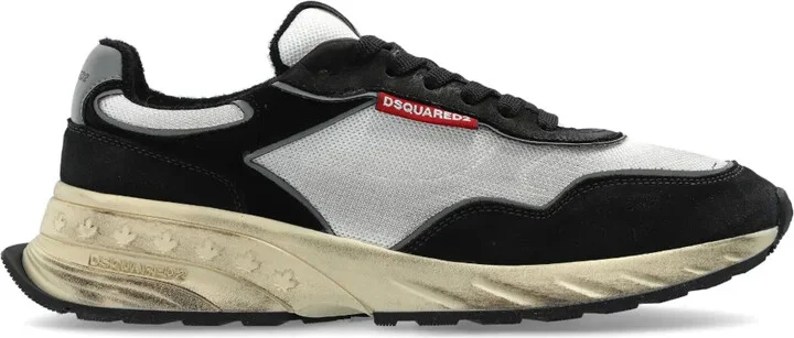 Panelled Low-Top Sneakers