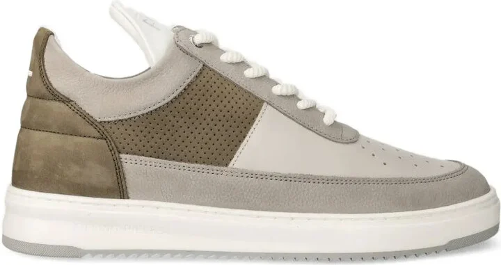 Panelled Low-Top Sneakers