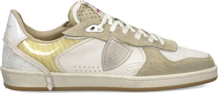 Panelled Low-Top Sneakers