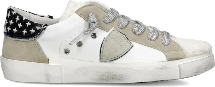 Panelled Low-Top Sneakers