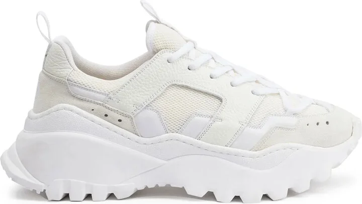 Panelled Low-Top Sneakers