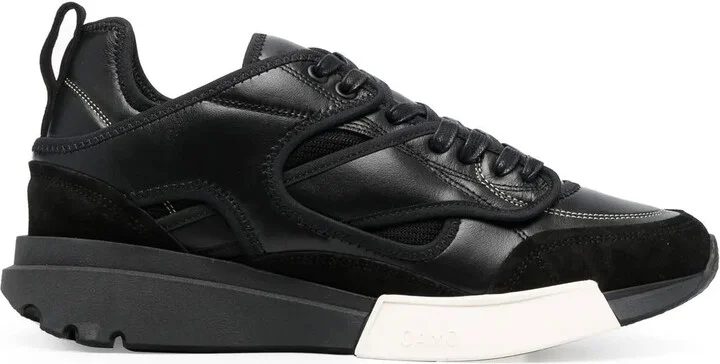 Panelled Low-Top Sneakers