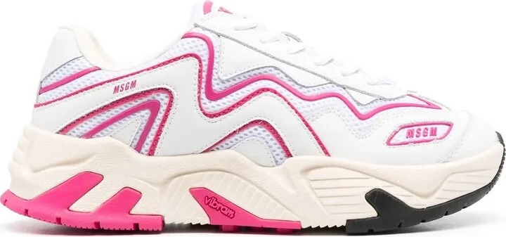 Panelled Low-Top Sneakers