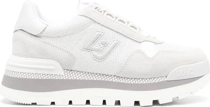 Panelled Low-Top Sneakers