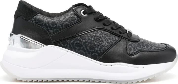 Panelled Low-Top Sneakers