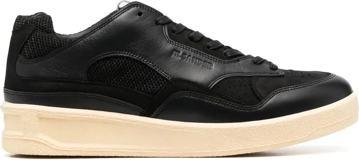 Panelled Low-Top Sneakers