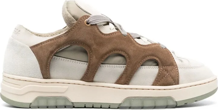 Panelled Low-Top Sneakers