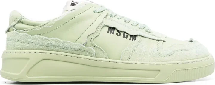 Panelled Low-Top Sneakers
