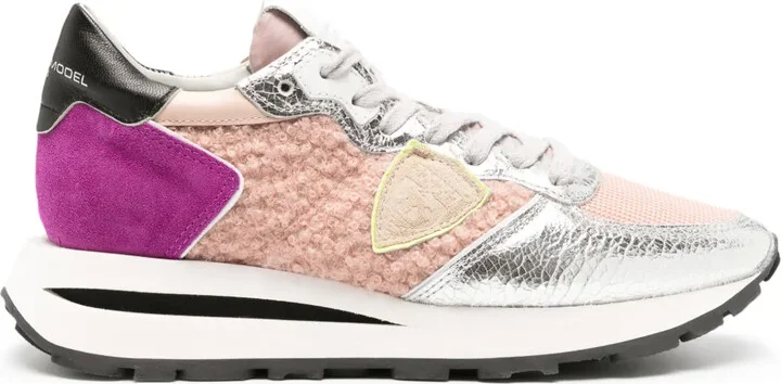 Panelled Low-Top Sneakers