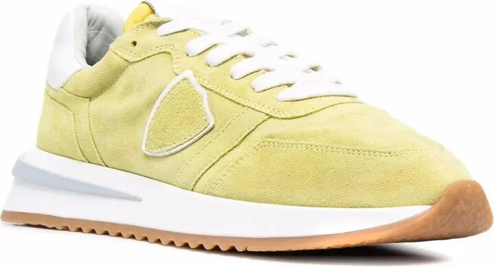 Panelled Low-Top Suede Sneakers - Image 2