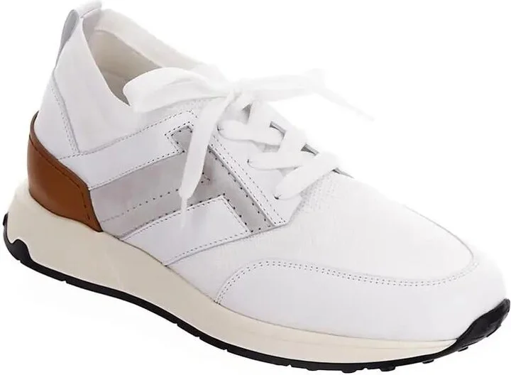 Panelled Mesh Lace-up Sneakers - Image 2