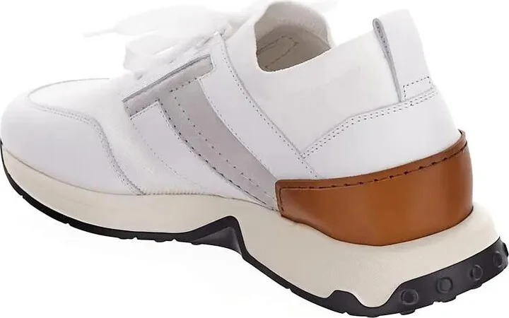 Panelled Mesh Lace-up Sneakers - Image 3