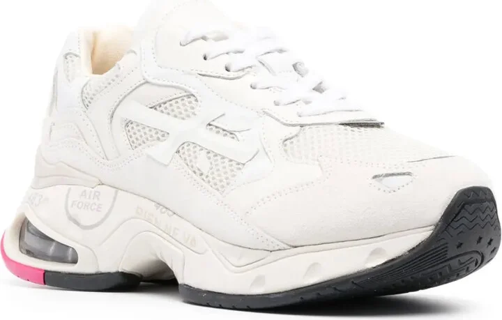 Panelled-Mesh Low-Top Sneakers - Image 2