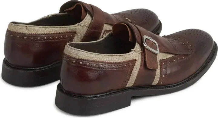 Panelled Monk Shoes - Image 3