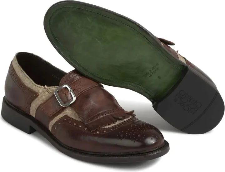Panelled Monk Shoes - Image 4