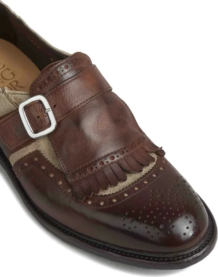 Panelled Monk Shoes - Image 5