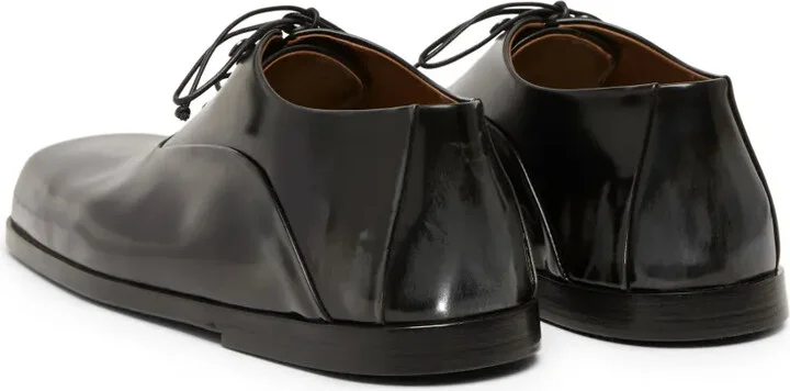 Panelled Patent-Leather Oxford Shoes - Image 3