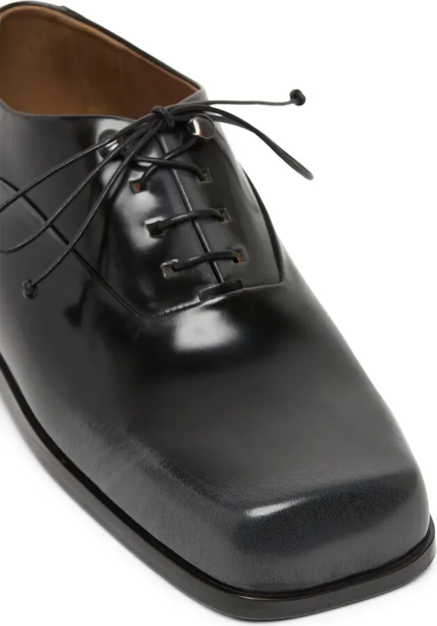Panelled Patent-Leather Oxford Shoes - Image 4