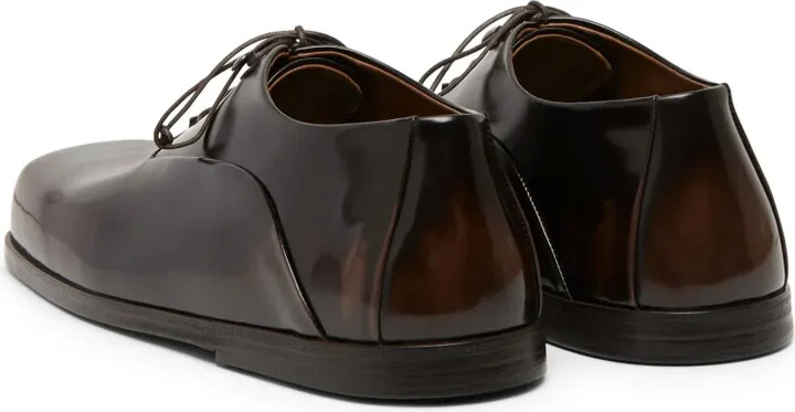 Panelled Patent-Leather Oxford Shoes - Image 3