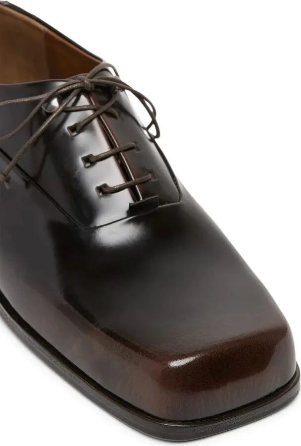Panelled Patent-Leather Oxford Shoes - Image 4
