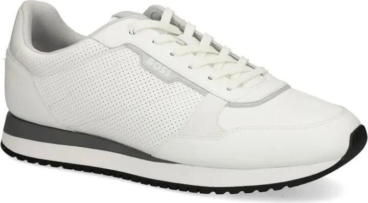 Panelled Perforated Sneakers - Image 2