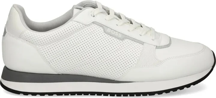 Panelled Perforated Sneakers