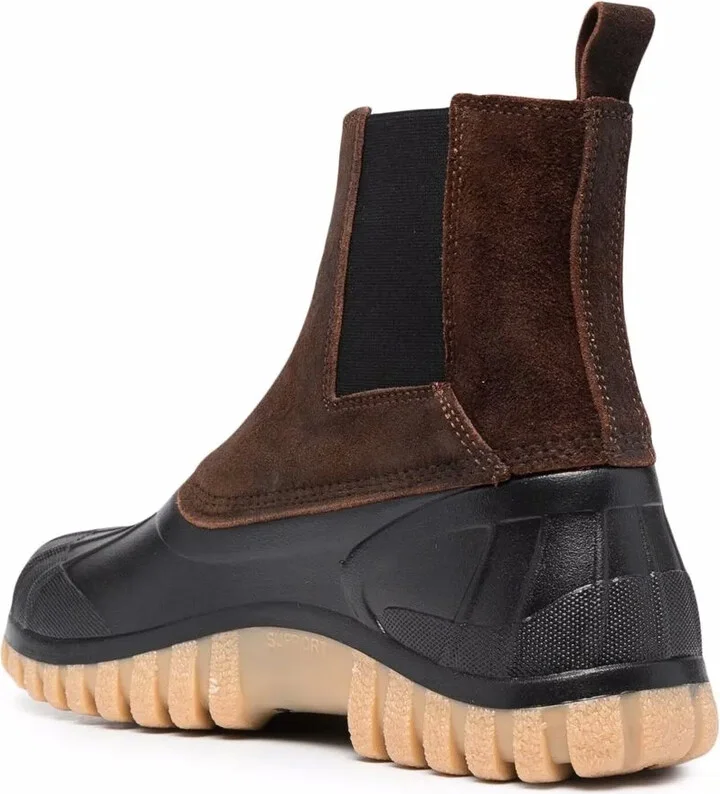 Panelled Platform Boots - Image 3