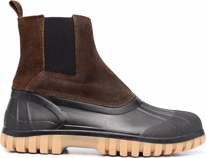 Panelled Platform Boots