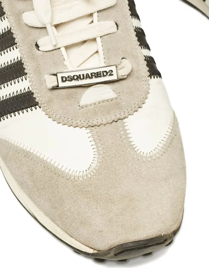Panelled Stripe-Detail Sneakers - Image 5
