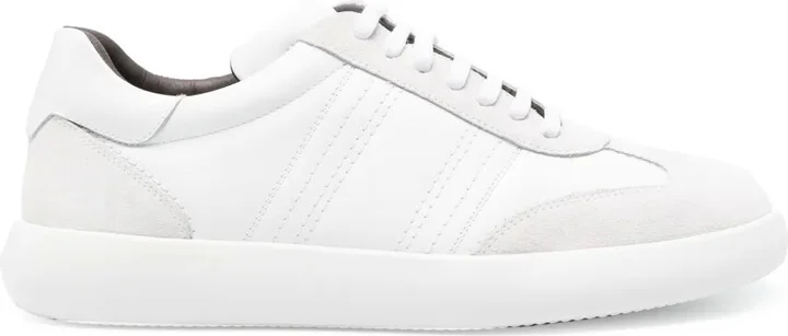 Panelled Suede-Leather Sneakers