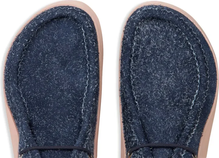 Panelled Suede Platform Shoes - Image 3