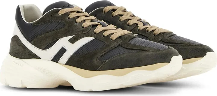 Panelled Suede Sneakers - Image 2