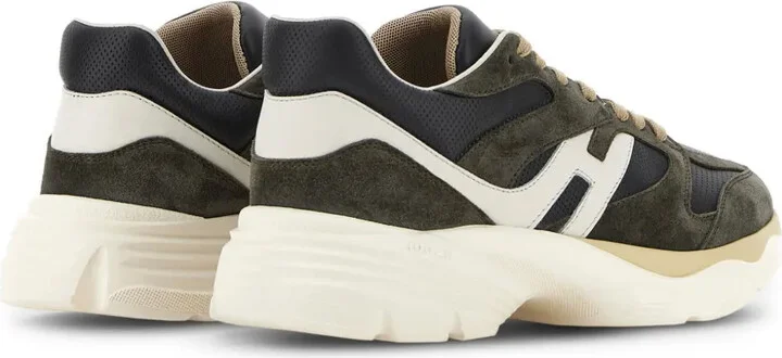Panelled Suede Sneakers - Image 3