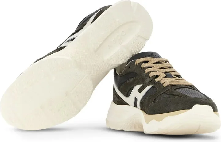 Panelled Suede Sneakers - Image 4