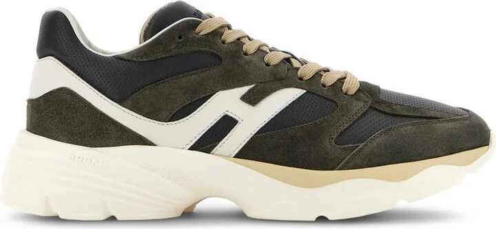 Panelled Suede Sneakers