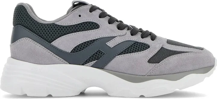 Panelled Suede Sneakers