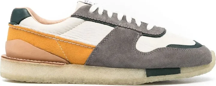 Panelled Suede Sneakers