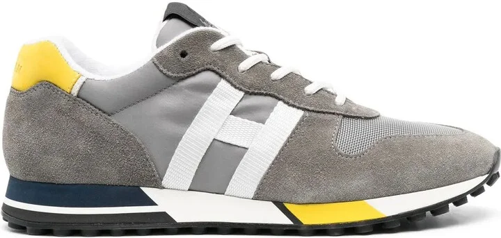 Panelled Suede Sneakers