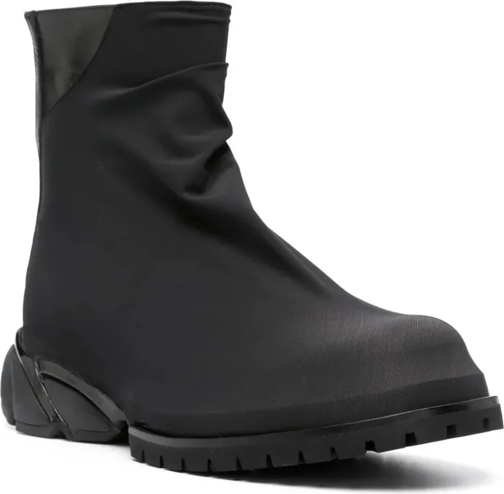 Panelled Zip-Up Ankle Boots - Image 2