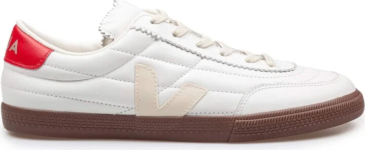 Panenka Leather Sneakers White And Red