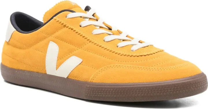 Panenka logo-detail suede sneakers - Image 2