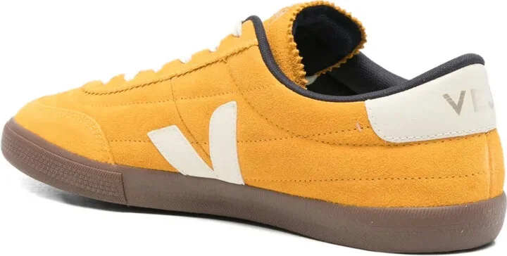 Panenka logo-detail suede sneakers - Image 3