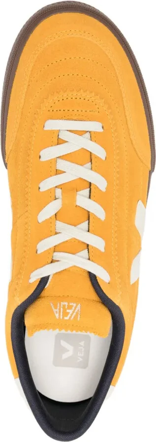 Panenka logo-detail suede sneakers - Image 4